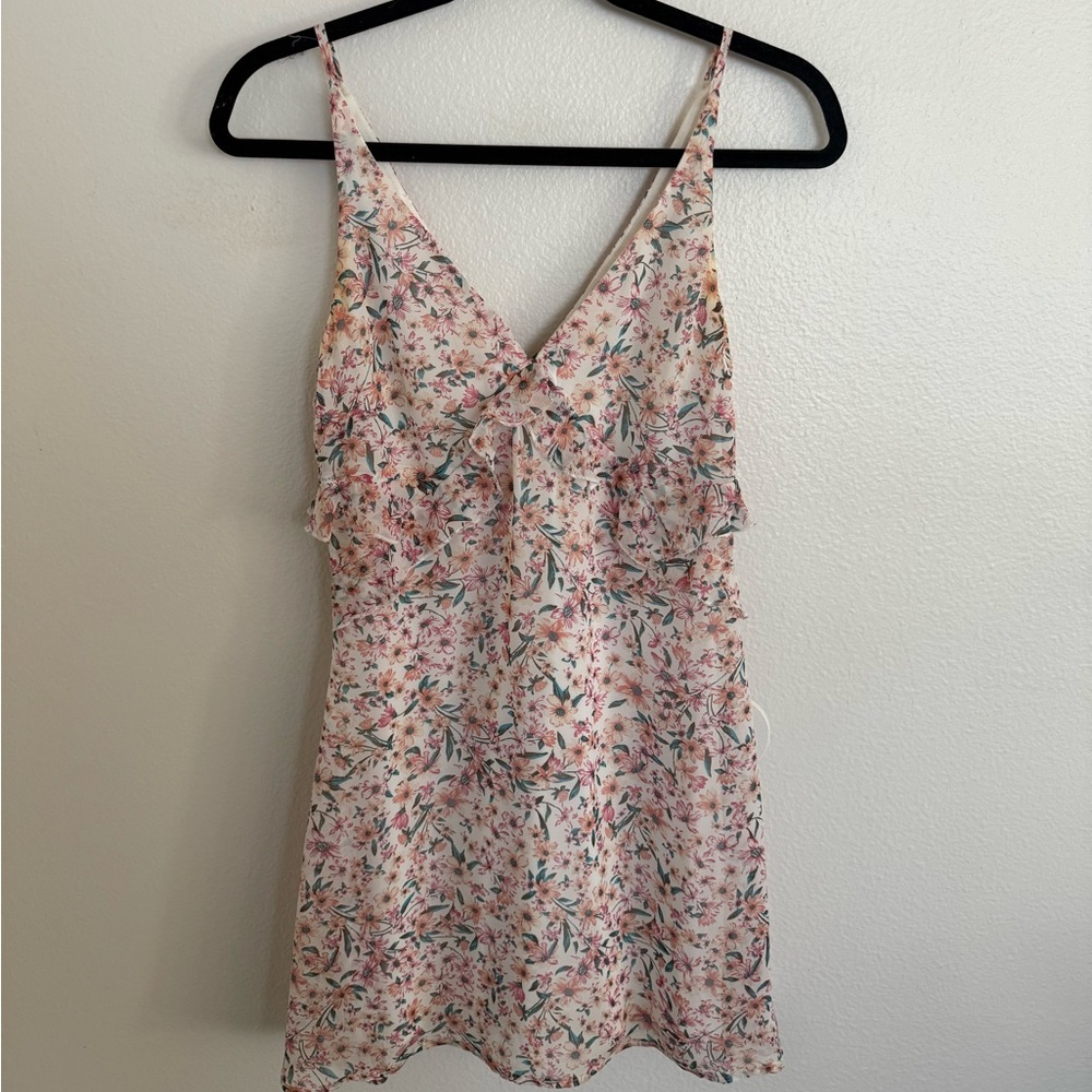 Altar'd State Floral V-Neck Dress